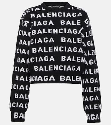 Jersey de lana con logo | Balenciaga
