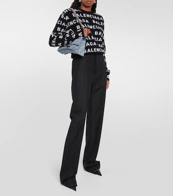 Jersey de lana con logo | Balenciaga