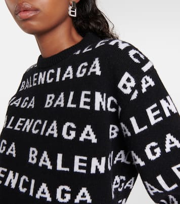Jersey de lana con logo | Balenciaga