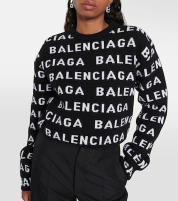 Jersey de lana con logo | Balenciaga