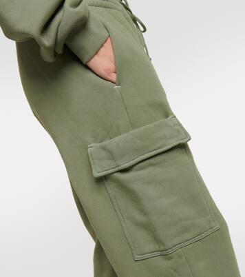 Cargo cotton jersey sweatpants  | Velvet