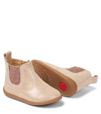 Baby Stand Up Jod leather booties | Pom d'Api