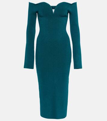 Off-Shoulder-Midikleid Grace | Galvan