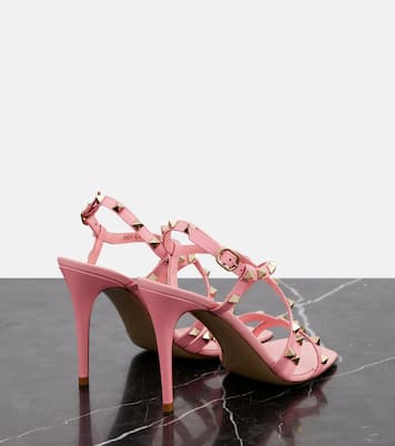 Sandalen Rockstud 100 aus Leder | Valentino Garavani