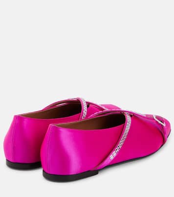 Cara satin ballet flats | D'Accori