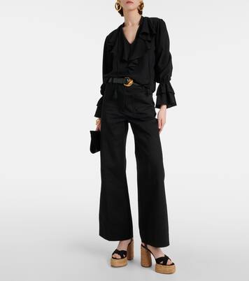 Espadrille-Sandalen Super Calakala 130 aus Veloursleder | Christian Louboutin