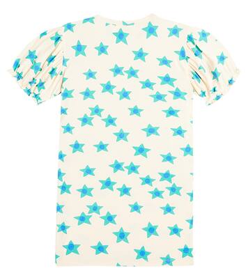 Printed cotton-blend jersey dress | Tinycottons