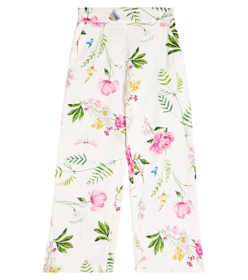 Pantalon ample à fleurs | Monnalisa