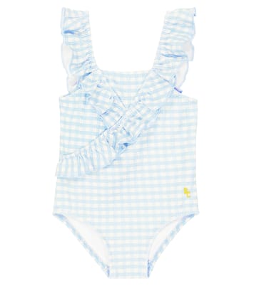 Baby Vichy ruffled swimsuit | Bobo Choses