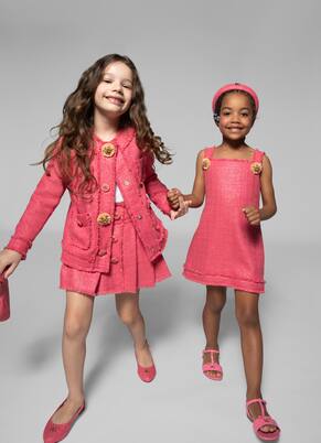 Embellished cotton-blend tweed jacket | Dolce&Gabbana Kids