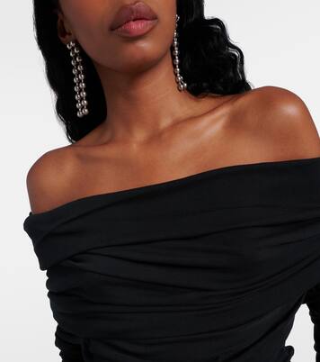 Off-Shoulder-Top Bound aus Jersey | Entire Studios