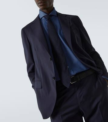 Cotton chambray shirt | Thom Sweeney