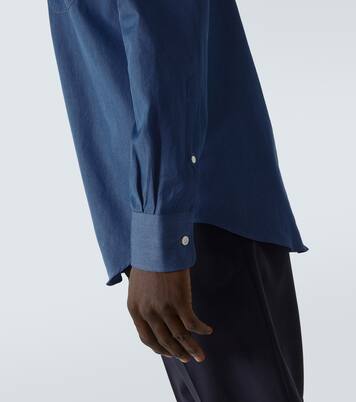 Cotton chambray shirt | Thom Sweeney