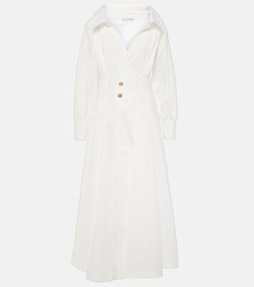 Robe midi Isabela en coton mélangé | Altuzarra