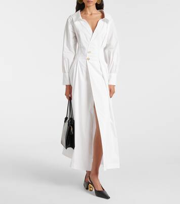 Robe midi Isabela en coton mélangé | Altuzarra