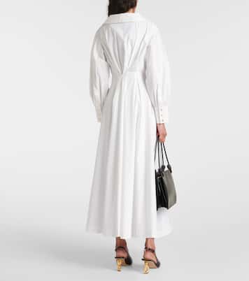 Robe midi Isabela en coton mélangé | Altuzarra