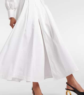 Robe midi Isabela en coton mélangé | Altuzarra