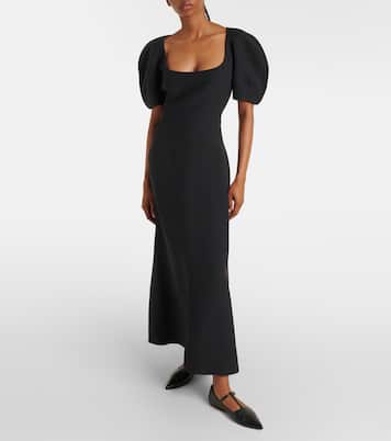 Robe longue Niahm en laine et soie | Gabriela Hearst