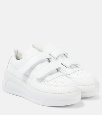 Leather platform sneakers | Acne Studios