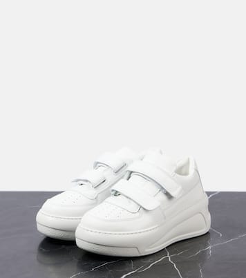 Leather platform sneakers | Acne Studios