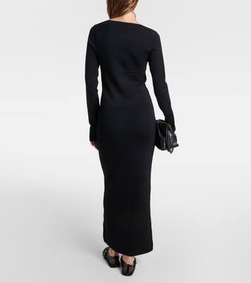 Abito lungo Helena in maglia a coste | SIR