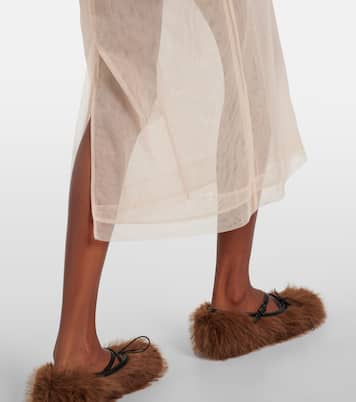 Verziertes Midikleid aus Mesh | Simone Rocha