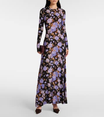 Robe longue Amari à fleurs | Ulla Johnson