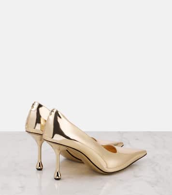 Salones Ixia 80 de piel metalizada | Jimmy Choo