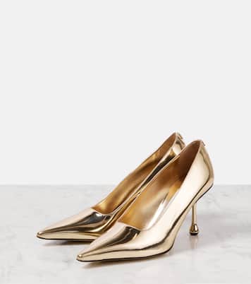 Salones Ixia 80 de piel metalizada | Jimmy Choo