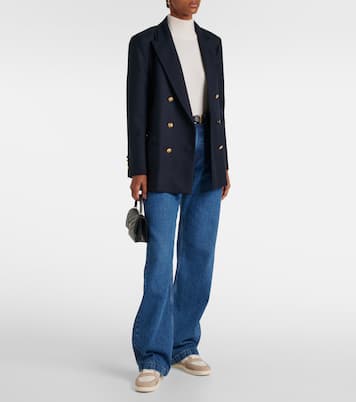 Sneakers Clover Court aus Veloursleder und Leder | Tory Burch