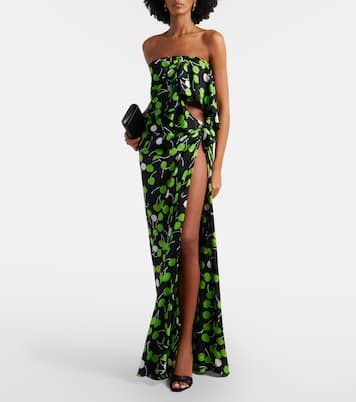 Opyum 85 satin crêpe mules | Saint Laurent