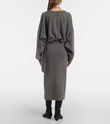 Sweatshirt-Kleid Sandrina aus Baumwoll-Jersey | Marant Etoile