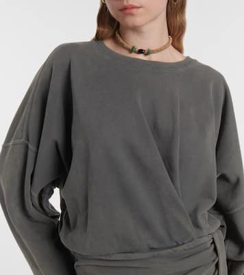 Sweatshirt-Kleid Sandrina aus Baumwoll-Jersey | Marant Etoile