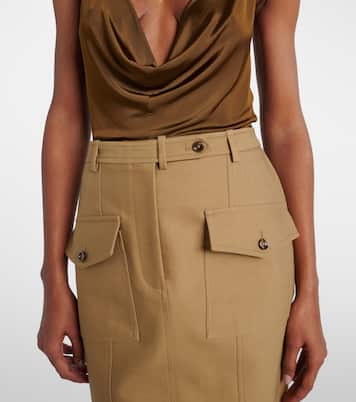 Midirock aus einem Baumwollgemisch | Tom Ford