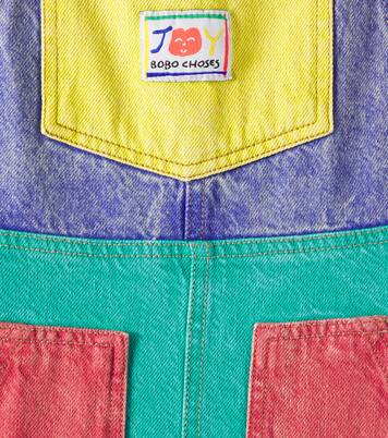 Colorblock denim overalls | Bobo Choses