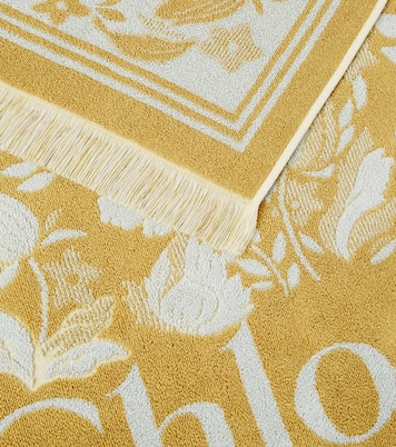 Chloé Plage cotton terry beach towel  | Chloé