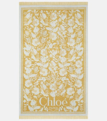 Chloé Plage cotton terry beach towel  | Chloé