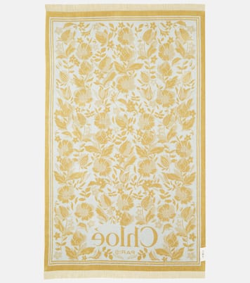 Chloé Plage cotton terry beach towel  | Chloé