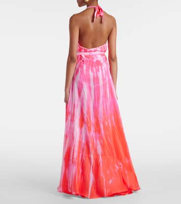 Robe portefeuille en soie | Anna Kosturova