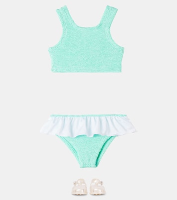 Bikini Olive con volant | Hunza G Kids