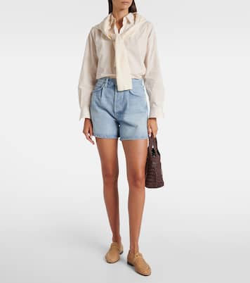 Rhoda high-rise denim shorts | Agolde