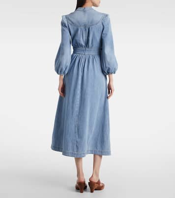 Midikleid Lucky aus Denim | Zimmermann