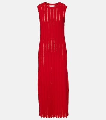 Sissi open-knit cotton midi dress | Altuzarra