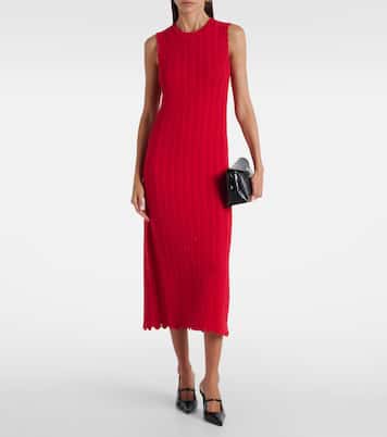 Sissi open-knit cotton midi dress | Altuzarra