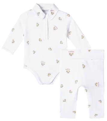 Baby logo bodysuit and leggings set | Burberry Kids