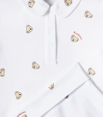 Baby logo bodysuit and leggings set | Burberry Kids