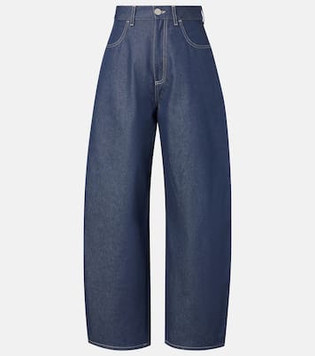 High-rise barrel-leg jeans  | Róhe