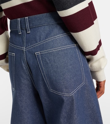 High-rise barrel-leg jeans  | Róhe