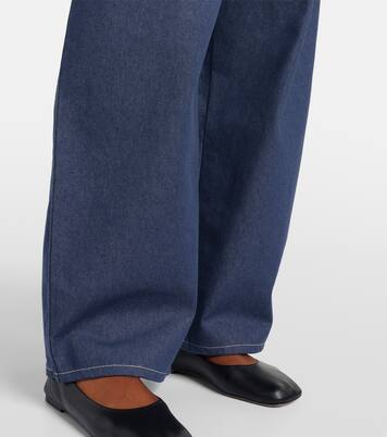 High-rise barrel-leg jeans  | Róhe