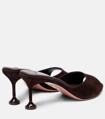 Bisous 65 suede mules | Aquazzura